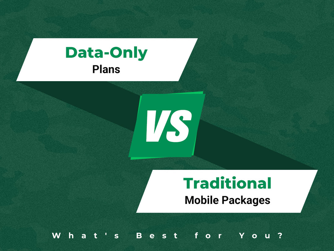 Data-Only Plans vs. Traditional Mobile Packages: What's Best for You?