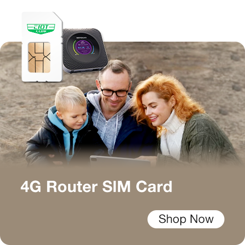 Eiotclub® 4g sim card for router, data sim card for hotspot