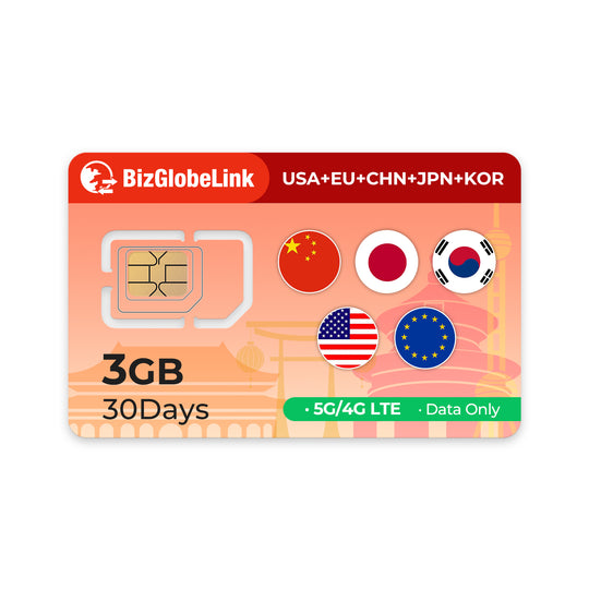 Eiotclub BizGlobeLink SIM Card: The Essential International SIM for Business Travel