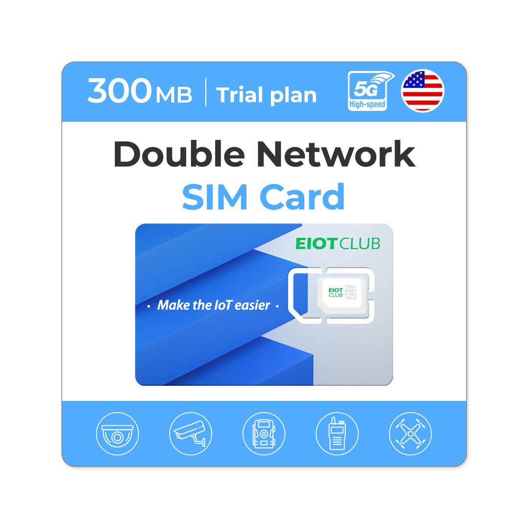 Eiotclub USA 5G LTE セルラーデータプリペイド SIM カード - サポートされている AT&T および T-mobile でどこでも接続を維持