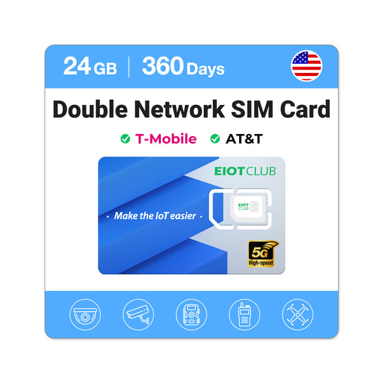 Eiotclub  USA 4G LTE Cellular Data Prepaid SIM Card - Stay Connected Anywhere with Supported AT&T  and T-mobile