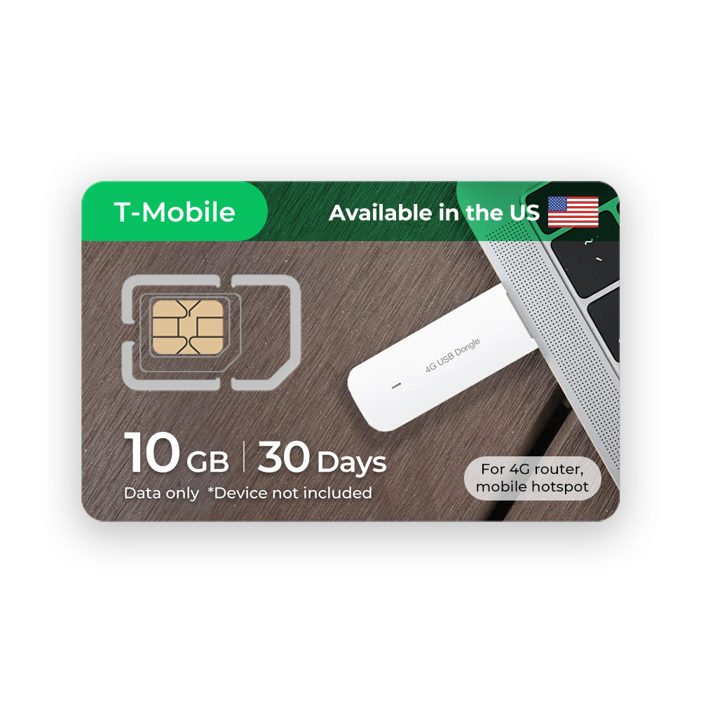 T-Mobile 100GB SIM card for mobile hotspot, valid for 360 days, ideal for Eiotclub users.